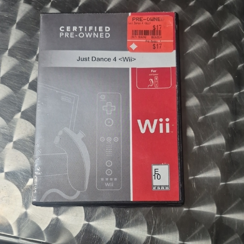 Just Dance 4 Game - Red and Black